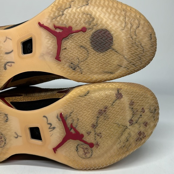 USED Men’s Nike Air Jordan 36 Rui Hachimura Black Samurai DO2494-260 No Box - Picture 7 of 7